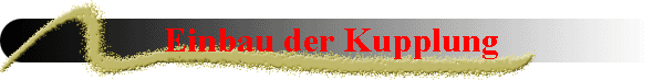 Einbau der Kupplung
